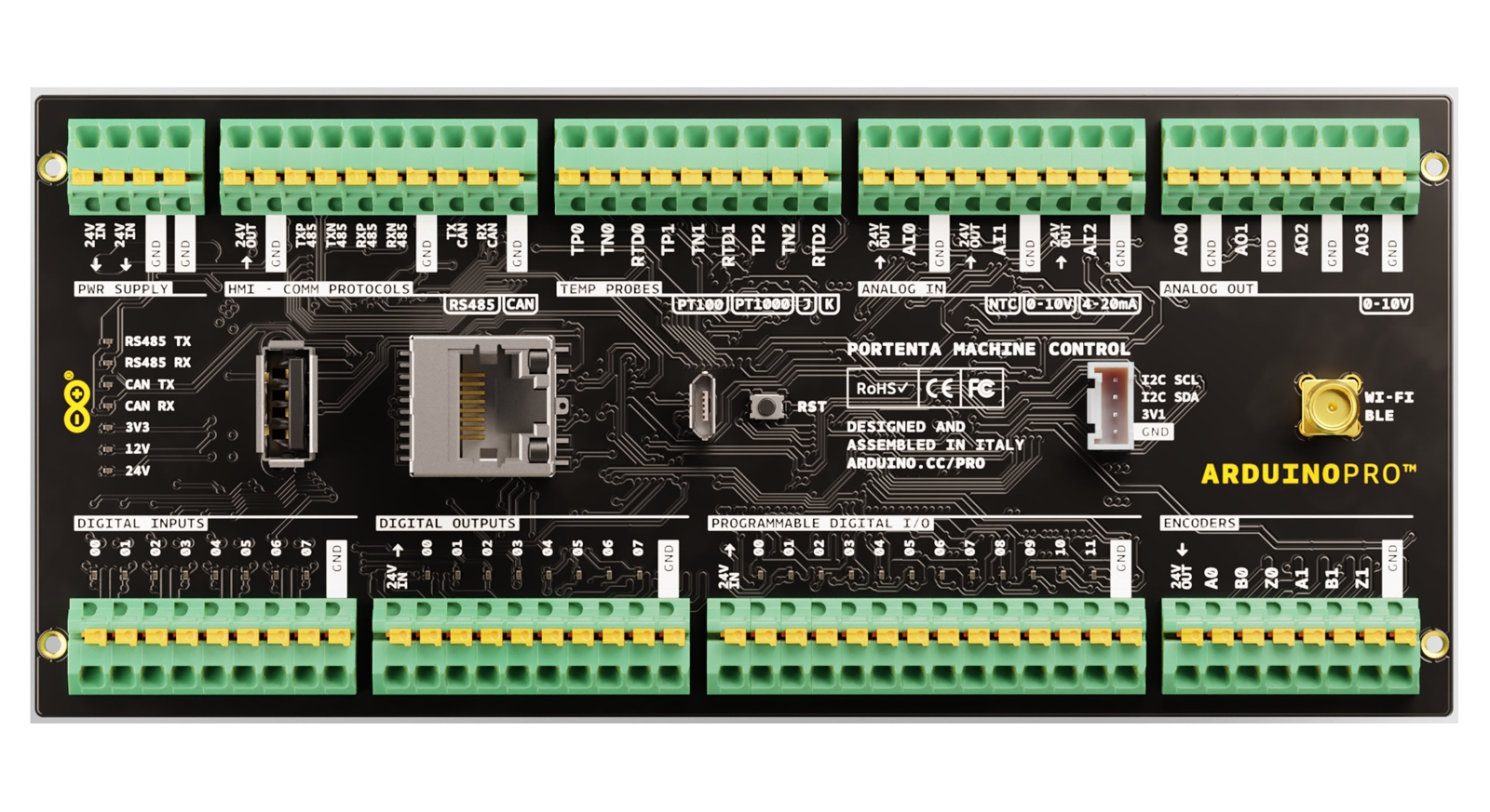 Arduino ra mắt thiết bị điều khiển công nghiệp Portenta Machine Control